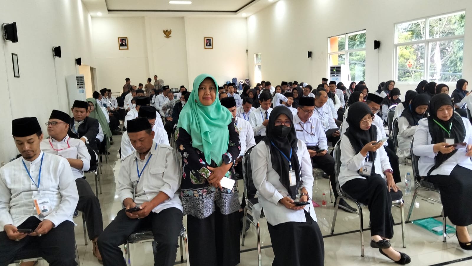 Sempet Terkendala Aplikasi, Ratusan Calon Petugas Haji dan Umrah Kota Malang Ikuti Tes Online Serentak Nasional