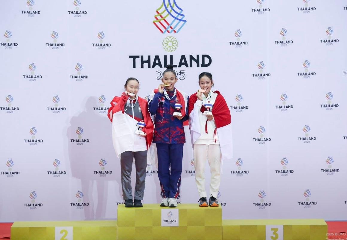 Dari UM ke Ajang SEA Games, Salsabila Hadi Juara Ketiga di Final Senam Artistik