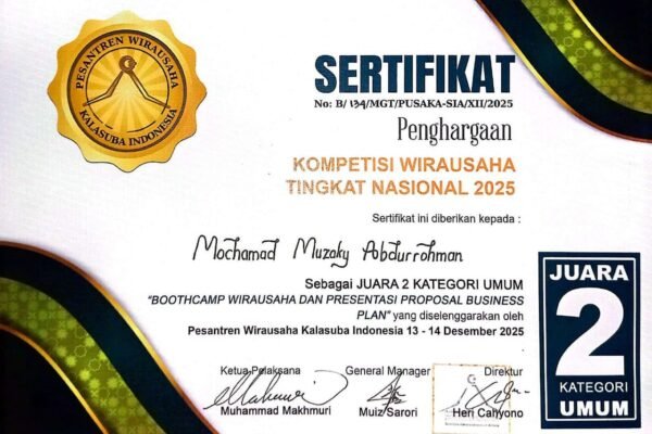 Mahasiswa Humaniora UIN Malang Raih Prestasi di Kompetisi Wirausaha Tingkat Nasional