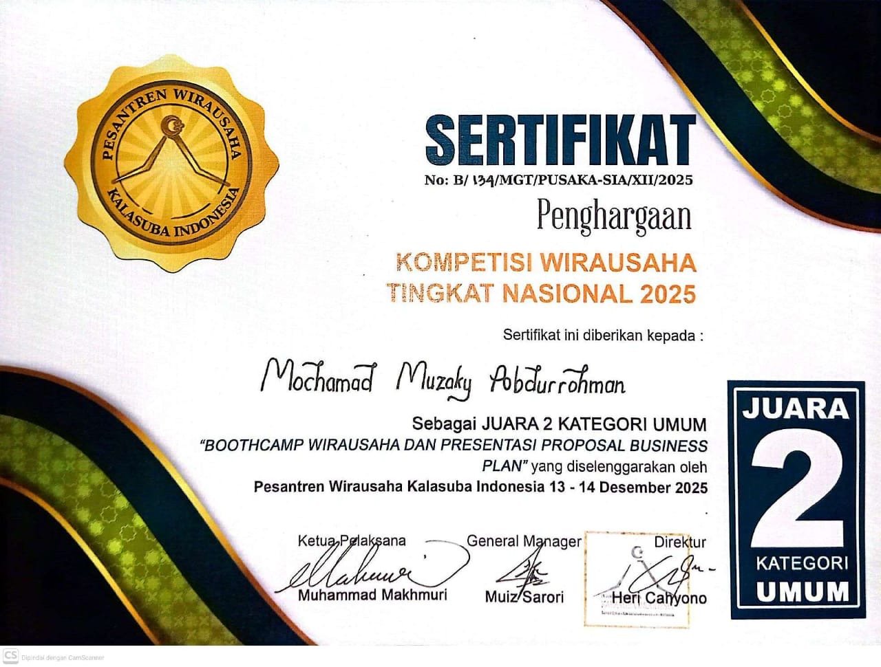 Mahasiswa Humaniora UIN Malang Raih Prestasi di Kompetisi Wirausaha Tingkat Nasional