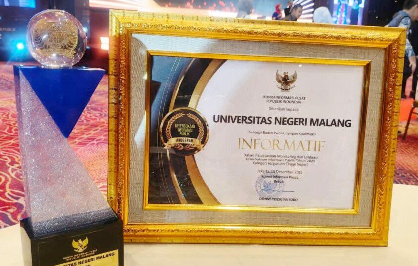 UM Pertahankan Predikat Informatif 4 Tahun Berturut-turut dalam Anugerah KIP