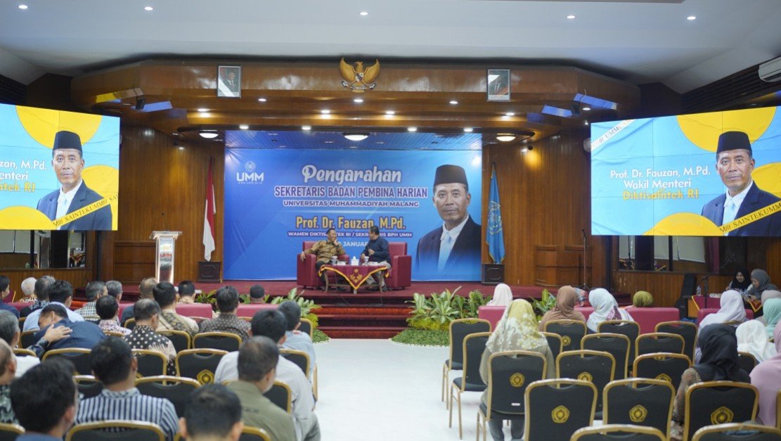 Wakil Menteri Pendidikan Tinggi Dorong UMM Kuatkan Nilai Civitas Akademika