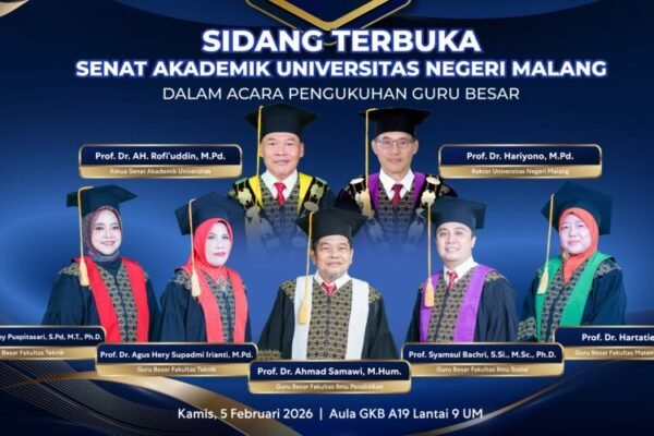 UM Tambah 5 Gubes, Salah Satunya Berhasil Mengembangkan Paradigma Baru Kajian Kebencanaan