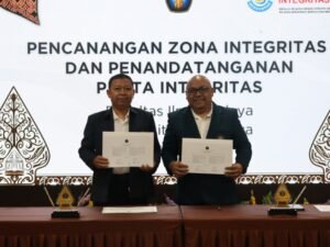 Pencanangan Zona Integritas, FIB UB Bangun Budaya Kerja Professional, Bersih, dan Beretika
