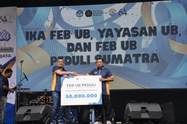 Empati Tinggi, FEB UB Rayakan Dies Natalis dengan Kumpulkan Donasi untuk Bencana Sumatra