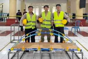 Tim Mahasiswa Teknik Sipil UM Raih Juara di Ajang Fondasi Steel Bridge Competition