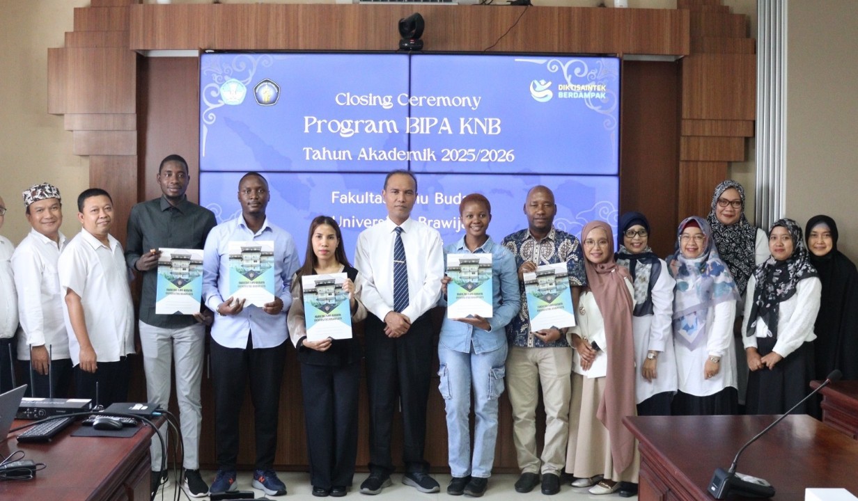 FIB UB Lepas Mahasiswa KNB, Siap Lanjutkan Studi dengan Bekal Bahasa dan Budaya Indonesia
