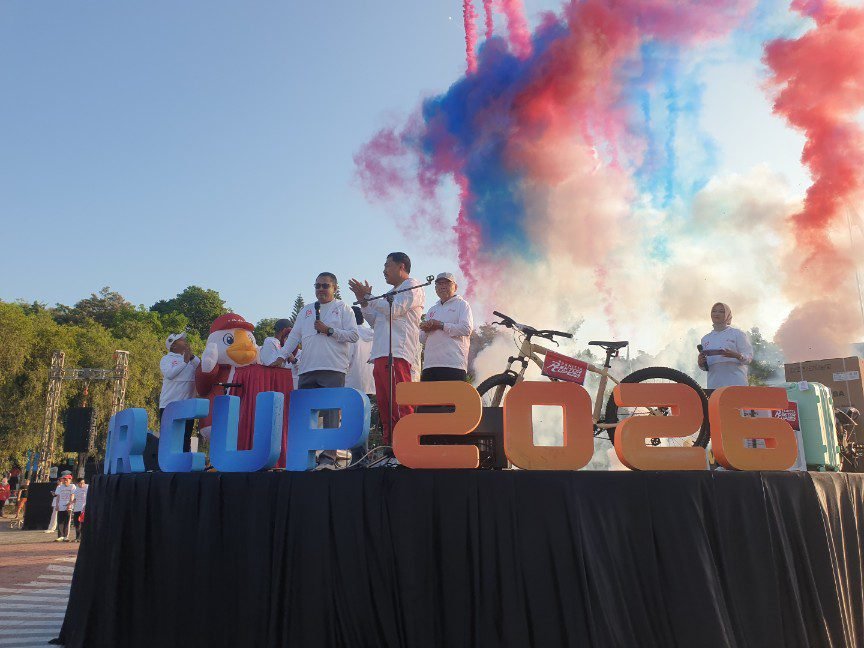 6 Ribu Sivitas Akademika UMM Ikuti Fun Tahes Rector Cup, Kampanyekan Gaya Hidup Sehat