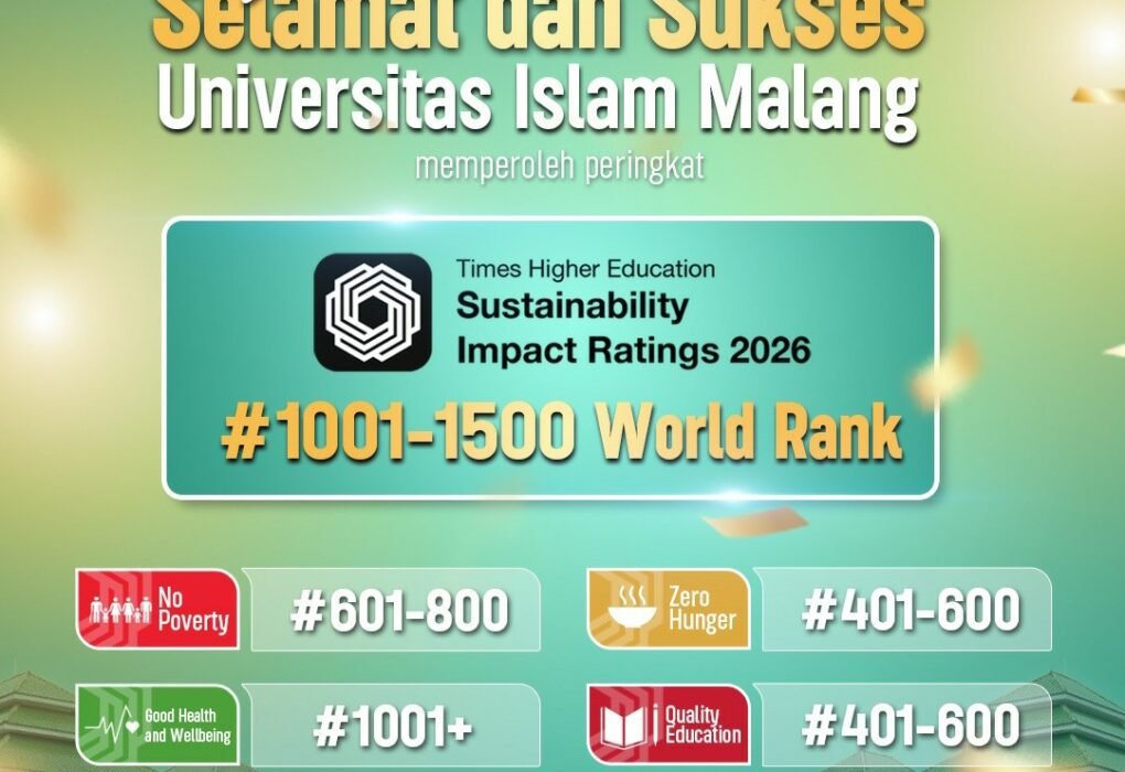 UNISMA Malang Masuk Peringkat Dunia THE Impact Rankings 2026, Unggul pada SDG Kesetaraan Gender