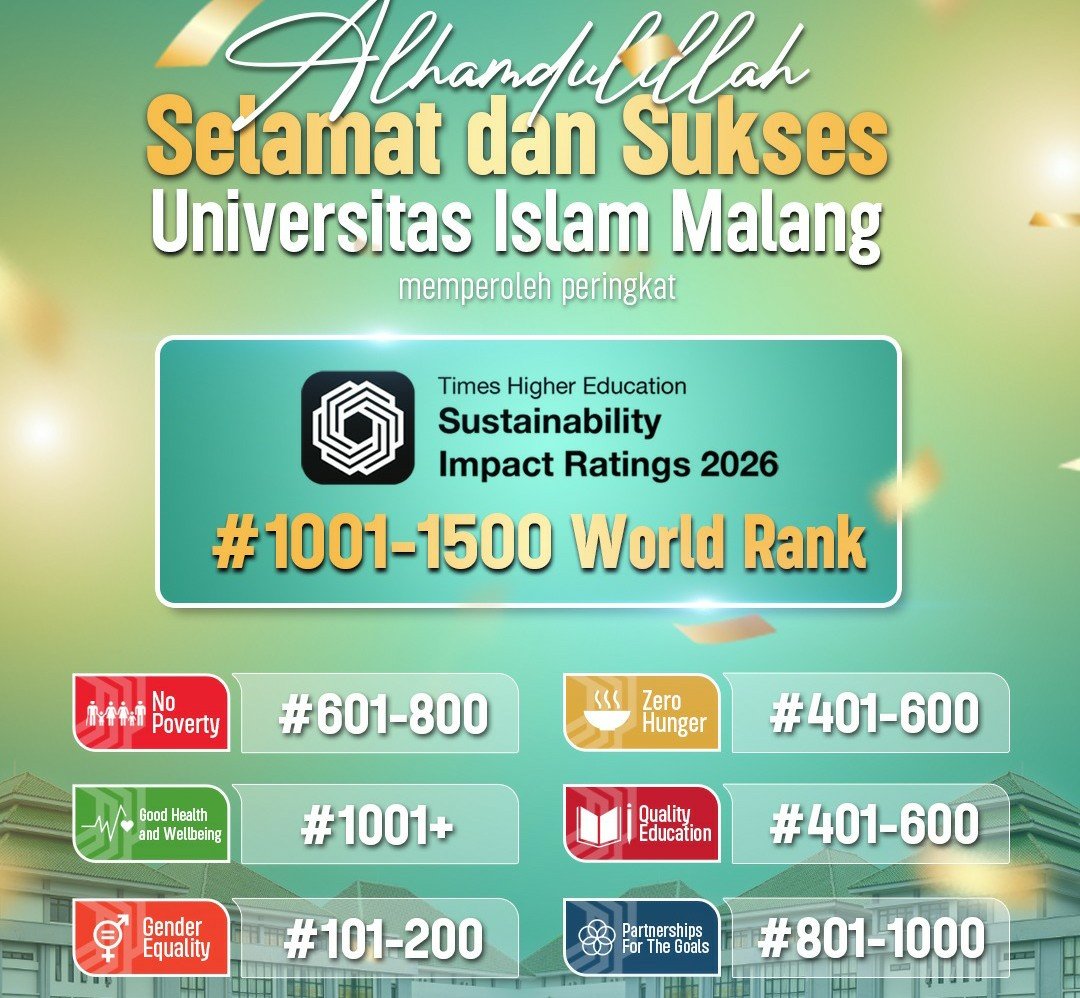 UNISMA Malang Masuk Peringkat Dunia THE Impact Rankings 2026, Unggul pada SDG Kesetaraan Gender