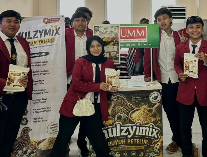 Mahasiswa UMM Ciptakan Mulzymix, Pakan Multienzim yang Bikin Produksi Telur Puyuh Lebih Optimal