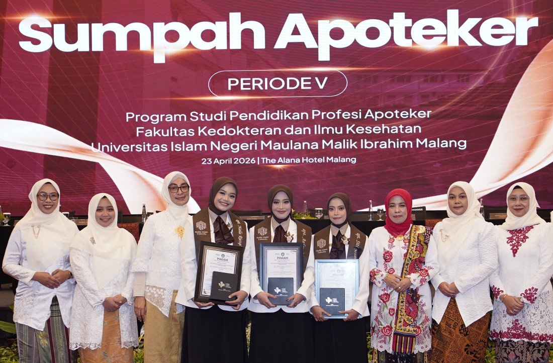 Baru Berdiri Tiga Tahun, Pendidikan Profesi Apoteker UIN Malang Langsung Masuk 7 Besar Nasional