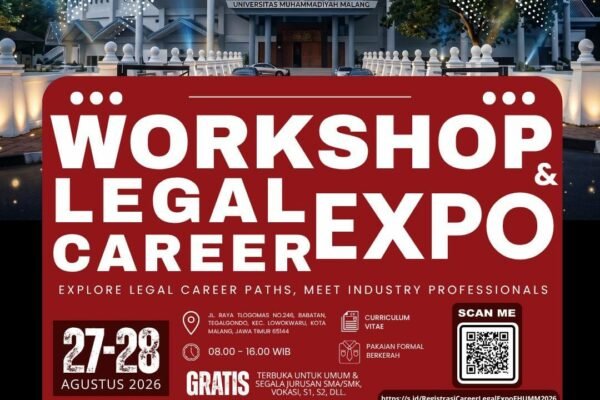 Fakultas Hukum UMM Gelar Legal Career Expo 2026, Buka Akses Karier dan Rekrutmen Lintas Disiplin