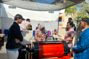 POLINEMA Hibahkan Rotary Dryer Cerdas Berbasis IoT, UMKM Alir Coffee Kini Bisa Pantau Pengeringan Kopi