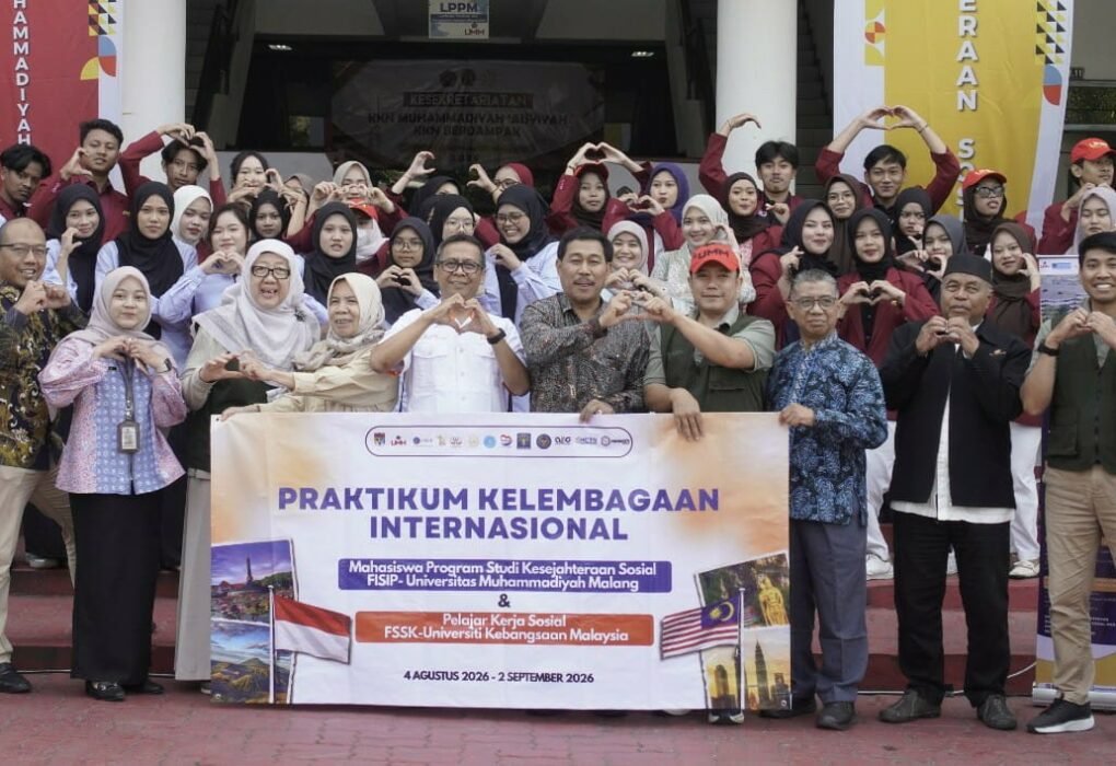 UMM Gandeng UKM Malaysia, Mahasiswa Kesejahteraan Sosial Diterjunkan Tangani Isu Sosial Internasional