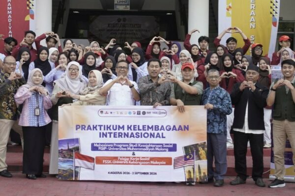 UMM Gandeng UKM Malaysia, Mahasiswa Kesejahteraan Sosial Diterjunkan Tangani Isu Sosial Internasional