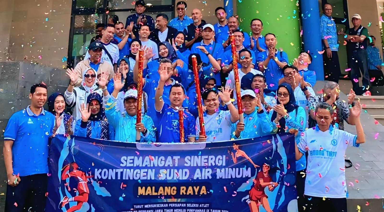 Tiga BUND Air Minum Malang Raya Perkuat Kolaborasi Berangkatkan Atlet Hadapi  Porpamnas IX 2026
