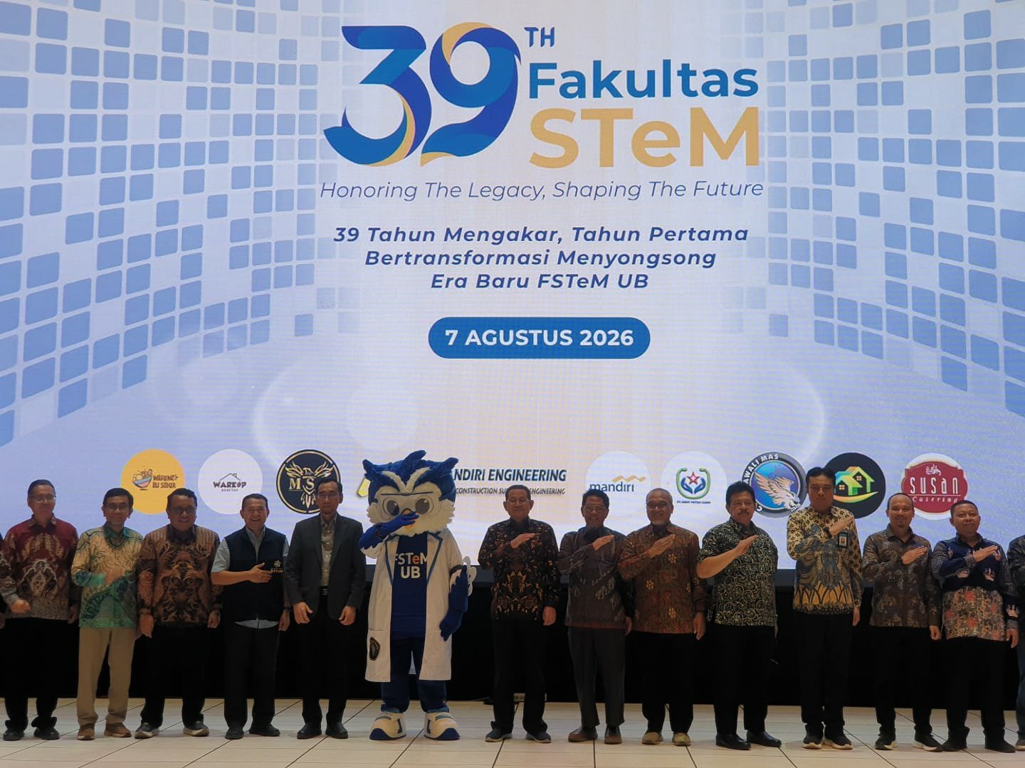 Dies Natalis ke-39, FSTeM UB Tegaskan Transformasi dari MIPA Menuju Era Sains dan Teknologi Terintegrasi