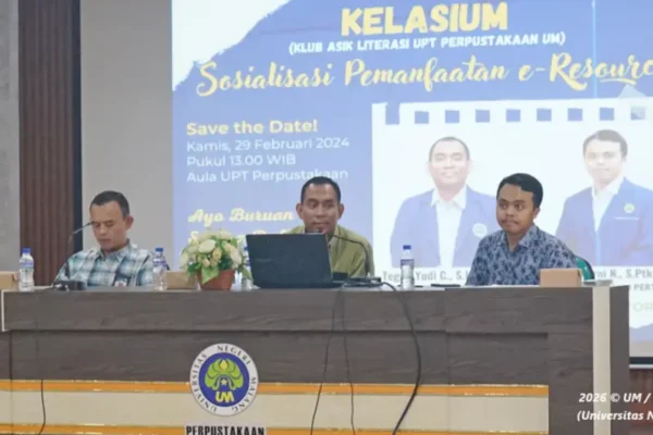 Di Tengah Ledakan AI, Pustakawan UM Tegaskan Perannya Makin Penting