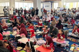 Memahami Pentingnya Air Minum Aman, Ratusan Anak Antusias Ikuti Lomba Mewarnai Tugu Tirta