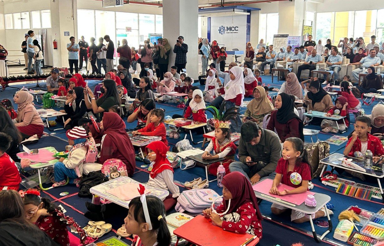 Memahami Pentingnya Air Minum Aman, Ratusan Anak Antusias Ikuti Lomba Mewarnai Tugu Tirta