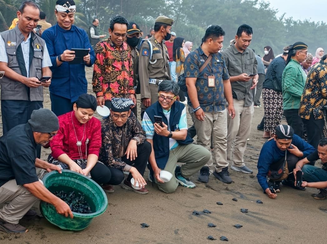 1.300 Tukik Dilepas, UB dan Pemkab Trenggalek Kembangkan Living Laboratory Pesisir