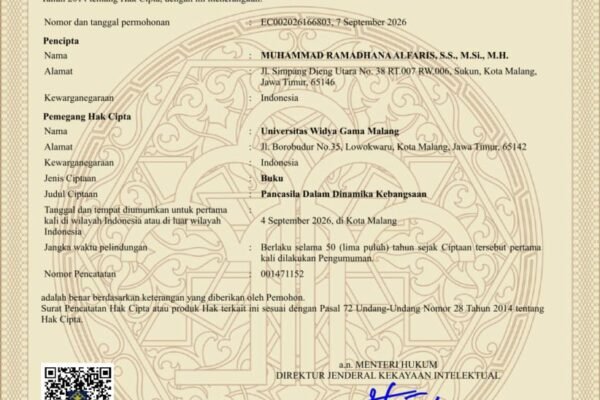 Pancasila di Era AI, Dosen UWG Malang Dorong Nilai Kebangsaan Menjadi Kompas Masa Depan
