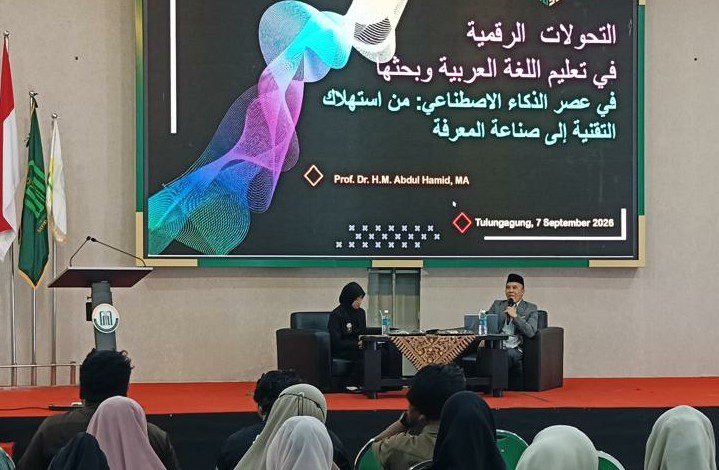 Jadi Pembicara Seminar di UIN Tulungagung, Prof Hamid Dorong Transformasi Pembelajaran Bahasa Arab di Era AI