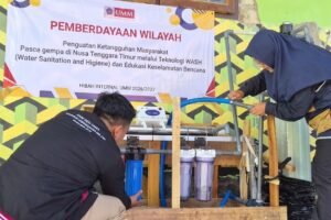 Pipa Rusak Pascagempa, UMM Bawa Teknologi Pemurni Air ke Flores