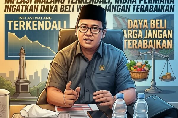 Inflasi Malang Terkendali, Indra Permana Ingatkan Daya Beli Warga Jangan Terabaikan
