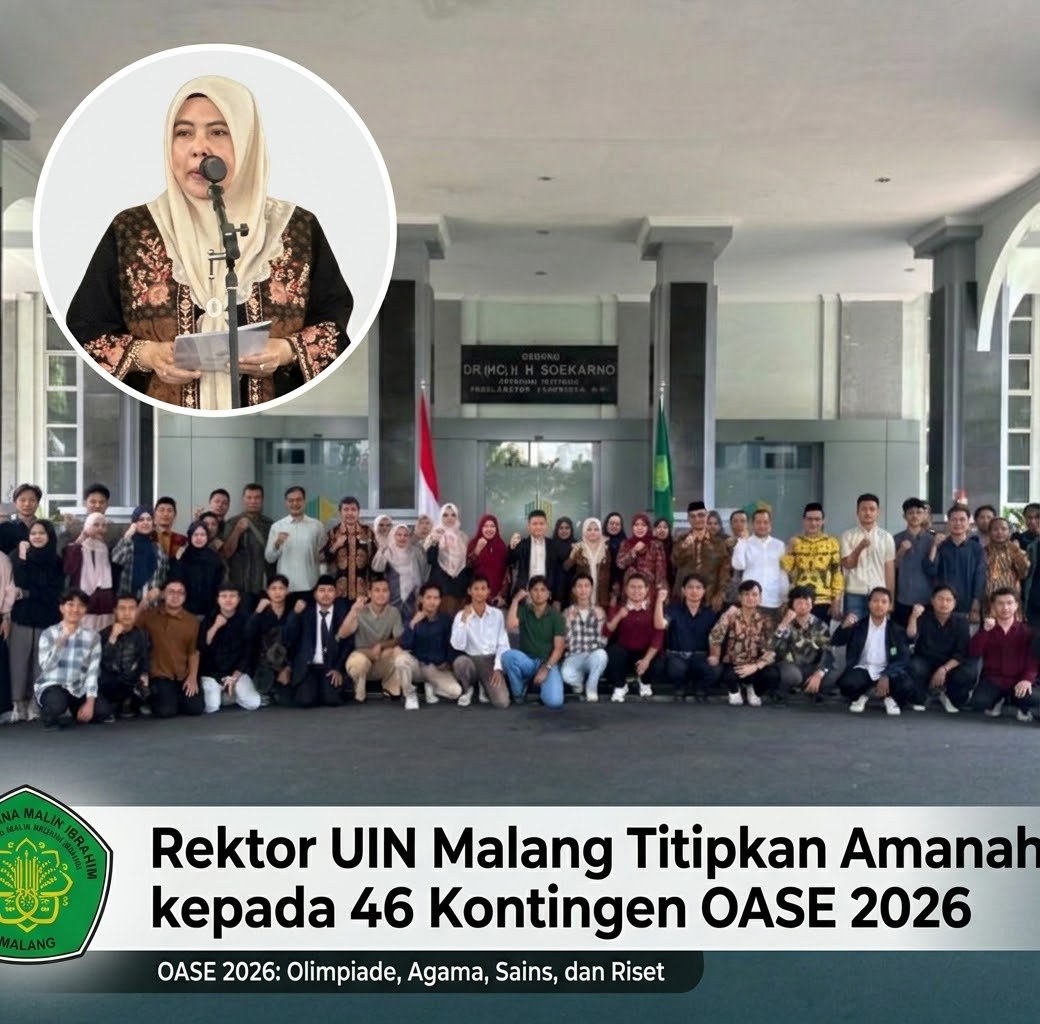 Rektor UIN Malang Titipkan Amanah kepada 46 Kontingen, Targetkan Hadiah Terindah HUT ke-65