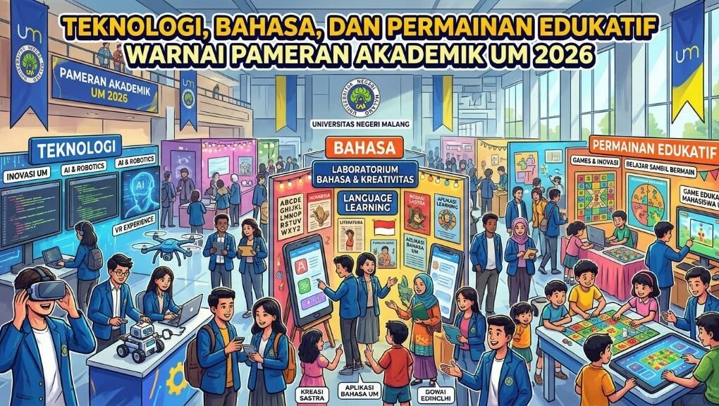 Teknologi, Bahasa, dan Permainan Edukatif Warnai Pameran Akademik UM 2026