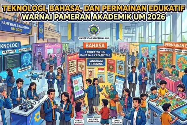Teknologi, Bahasa, dan Permainan Edukatif Warnai Pameran Akademik UM 2026