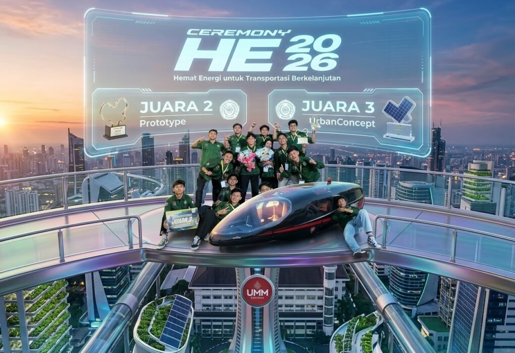 Mobil Mahasiswa UMM Tembus 704 Km/Liter, Sabet Dua Podium KMHE 2026