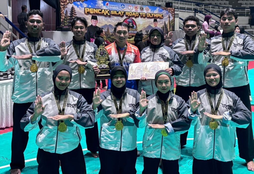 Tim Tapak Suci Mahasiswa UMM Raih Juara 1 di Kompetisi Internasional Pencak Silat
