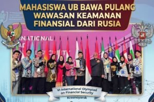 Bukan Sekadar Kompetisi, Mahasiswa UB Bawa Pulang Wawasan Keamanan Finansial dari Rusia