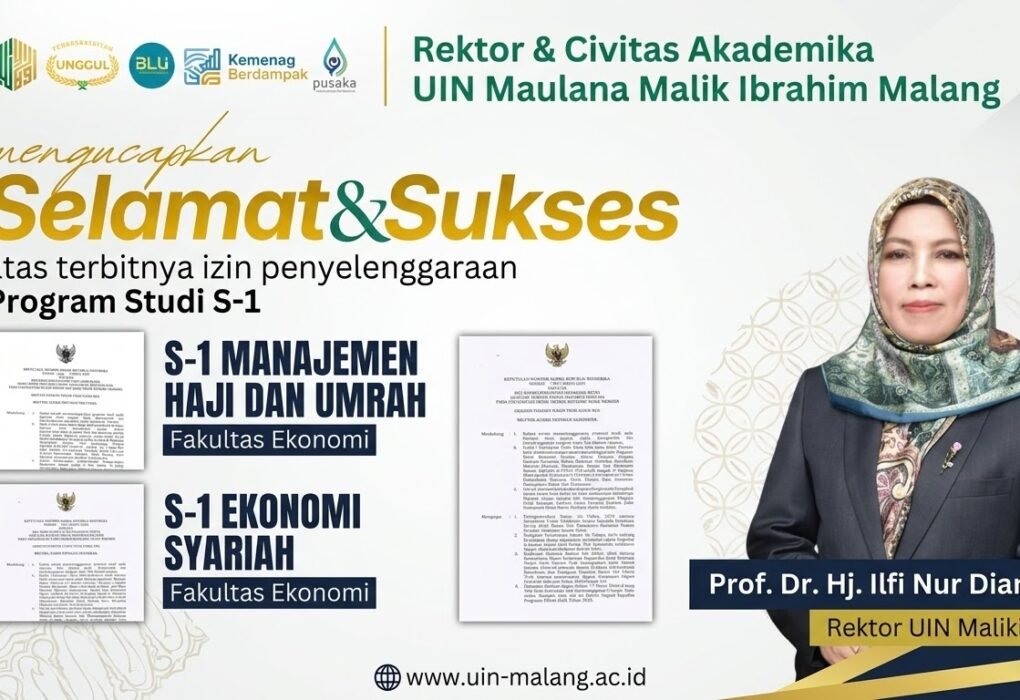Izin Prodi Ekonomi Syariah dan Manajemen Haji Terbit, Ini Fokus Rektor UIN Malang