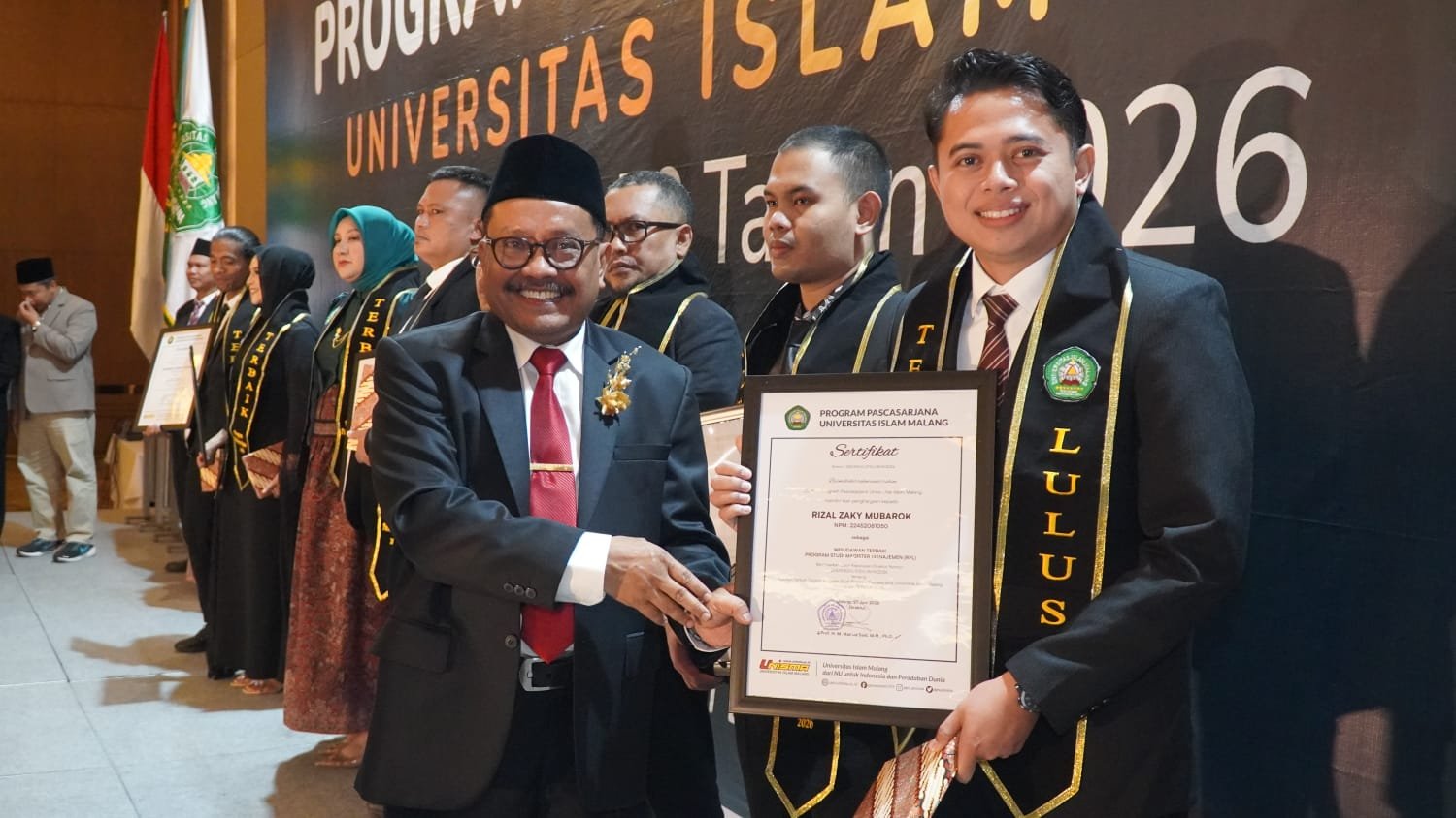 Pascasarjana Unisma Lepas 178 Calon Wisudawan Periode ke-80 Tahun 2026, Lulusan Terbaik dari Berbagai Daerah Jadi Sorotan